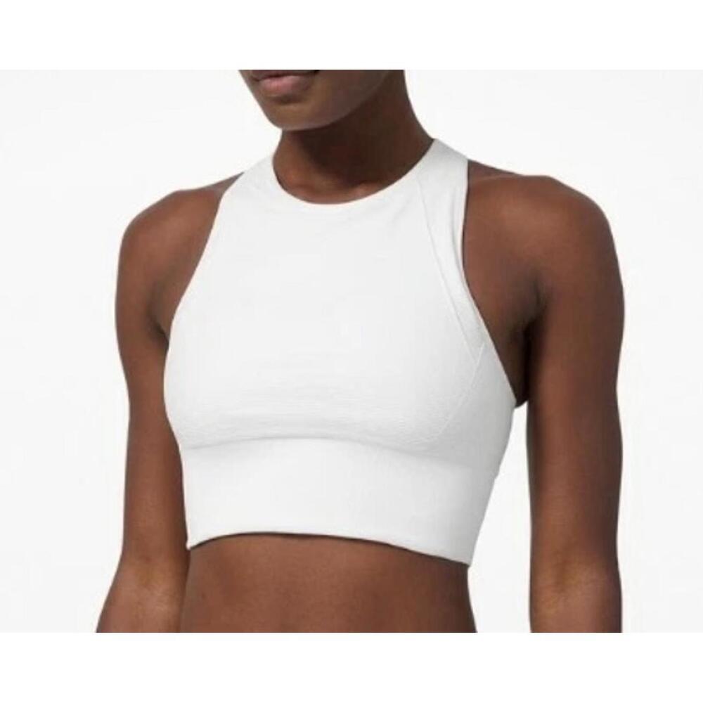 NWT Lululemon Ebb to Train Bra in White - 2